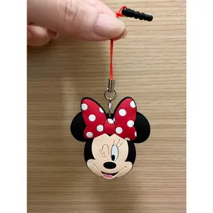 Disney迪士尼米妮耳機塞捲線器夾子吊飾掛飾