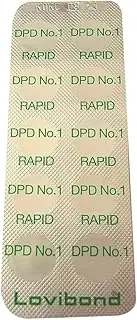 DPD 1 10 Tablet Strip - Pool Spa Chlorine 4 in 1 Professional Test Kit Reagent