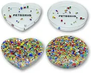 2PCS 8.5CM Circle and Heart Picky Pad, Picking Pad, Skin Picking Fidget Toys, Pick Pad, Picking Fidget Toy