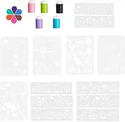 Drawing Sponge Dauber, Finger Painting Set, Crafting Finger Daubers, Sponge Finger Painting Set with 6 Color Stamp Pads for Drawing, Stamping, and Crafting Activities for Kids and Adults