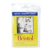 Strathmore 300 Series Bristol Artist Trading Cards, Smooth Surface, 20 Sheets