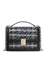 kate spade new york Deco Plaid Tweed Chain Shoulder Bag