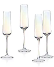 Godinger Sedona Champagne Flute Glasses (Set of 4)