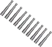 ViaGasaFamido 10-part Adapter Set with a Socket, Strong Magnetic Electrical Bit Accessories 7 Mm