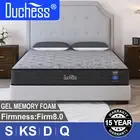 QUEEN DOUBLE KING SINGLE Mattress Bed Tight Top Pocket Spring Firm Foam Duchess