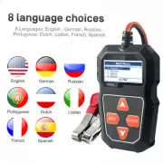 12V Car Battery Tester Automotive Cranking Charging Analyzer System 100-2000CCA