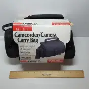 AMBICO Digital & Mini Camcorder Camera Padded Carry Bag w/ Padded Shoulder Strap