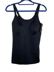 SPANX Smooth Bra-llelujah!® One-and-Done Shaping Tank Top Cami Black M NWT