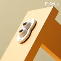 在飛比找momo購物網優惠-【FaSoLa】多用途黏貼式360度靜音滑輪組 雙輪款 4入