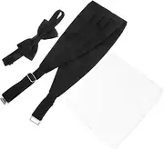 [Healeved] Luxury Bow Tie Set Bow Tie Pocket Square for Wedding Birthday Anniversary Events
