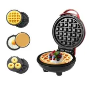 3 in 1 Mini Waffle Maker with Removable Plates-Waffles,Donuts,Pancakes all in...