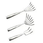 Hand Rake Professional Comfort Handle Claw Rake Hand Tool Metal Shrub Rake for