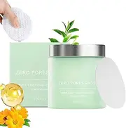 Quia Zero Pore Pads, Dual-Textured Facial Toner Pads for Exfoliation, Deep Cleansing & Pore Minimizing with Acid Serum, Gentle Exfoliation Smooth, Say Goodbye to Oil and Blackheads (1pcs)