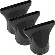 Homoyoyo Pack of 3 Hair Dryer Nozzle Diffuser Attachment Hair Dryer Universal Diffuser Concentrator Nozzle Replacement Hair Dryer Comb Hair Dryer Styling Tool Travel Val for Salon