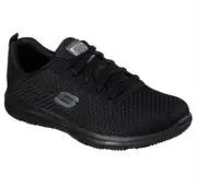 Skechers Work Relaxed Fit: Ghenter - Bronaugh Slip Resistant Black