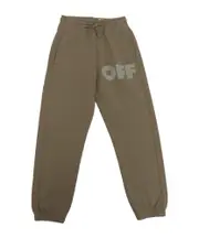 Elastic waist sweatpants 12Y Green