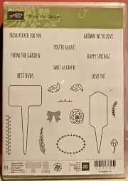 Stampin' Up Handpicked Framelits (11) and From the Garden Stamp Set (20)