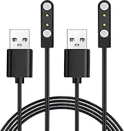 GADIXY Smart Watch Charging Cable 2 Pin Magnetic USB Charging Cable for Smart Watches