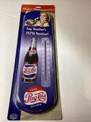 Pepsi Cola Any Weather’s PEPSI Weather Metal Reproduction Thermometer