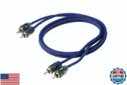 Scosche EFX Rogue R3 2-Channel Twisted Pair RCA Interconnect Audio Cables - 2