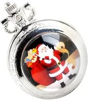 [BESTYASH] Retro Pocket Watch Chain Vintage Skeleton Watch Zinc Alloy Style