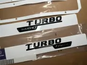 OEM Gloss Black Turbo 4matic Side Badge Sticker for BENZ A35 A45 CLA GLA 35 45