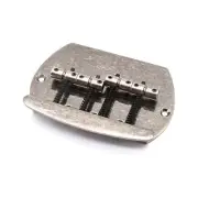 KD By AxLabs Stingray-Style 4-String Bass Bridge - Antique Silver