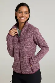 Snowdon Melange II Womens Full-Zip Fleece