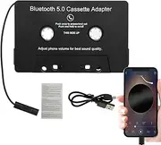 Tape Audio Adapter for Car,Wireless 5.0 Cassette - Call Audio Adapter, Seamless Integration Cassette for Vehicle Sound System, Desk Player