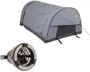 Plus Big Daddy Air Double Inflatable Swag + 2in1 LED Light & Fan
