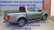 Black Aluminium Hard Lid Tonneau Cover GENUINE EGR FOR NISSAN NAVARA NP300 D23 (for: Nissan)