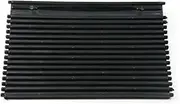 Car Cup Holder Tray Cover, XEBRAD Center Console Roller Blind, for Porsche, for Cayenne, 2003-2010, Front Center Console Slide Shutter Cover(Black)