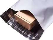 100x Poly Mailer Courier Bags Self Sealing Packing Plastic Shipping Mailing Satchel Exterior Colour White Thickness 60 Micron Multiple Sizes (310 x 405mm)
