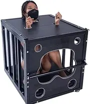 HCUDFN SM Bondage Sets Adjustable Steel Bondage Cage SM Chastity Cage Bondage Training for Women Couples