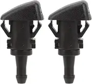1 Pair Window Washer Nozzle Direct Fit Replacement for Borrego Cadenza Sedona Azera Genesis Equus Genesis Coupe Genesis G80 Genesis G90 Santa Fe Veracruz Enhance Visibility High