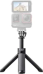 Insta360 2 in 1 Mini Tripod for GO 3, X3, Link, ONE RS, ONE R, ONE X2, GO 2, ONE X, Black