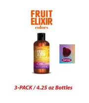 Hantesis Fruit Elixir Italian Semi-Permanent Hair Color FAIRY RED 3-Pack