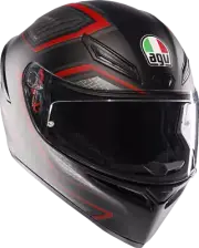 AGV 2118394003-038-XXL K1 S Helmet - Sling - Matte Black/Red - 2XL