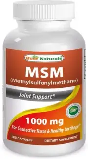 Best Naturals MSM 1000 mg 180 Capsules