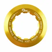 OMNI Racer Worlds Lightest Cassette Lockring Fits Sram, Shimano: 12/13T GOLD