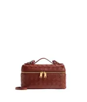 BOTTEGA VENETA Bang Bang $2600 Sapele Intrecciato Leather Vanity Case New