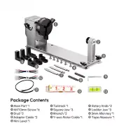 Rotary Roller Chuck Rotating 180 Horizontal Flip Base Laser Engraver Machines