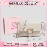 免運 HELLO KITTY 正品聯名 單肩包/公主粉鏈條包/小方包正品 手提包女 可愛側背包 少女感斜背包 禮物交換