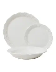[Robert Gordon] Petal Dinner Set 12 Piece in White