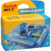 Kodak Water & Sport Camera - (Single Use) Disposable 27 Exposures - One Time Use [8004707]