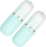 OATIPHO Compact Retractable Makeup Brush Travel Blush Face Powder Brush with Soft Bristles for Gentle Application Mirrored Holder for