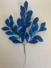 Blue Leaf Cluster - Vintage Millinery Floral Made in Japan