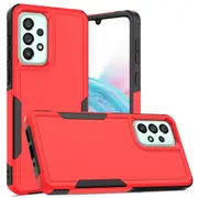 ZUSLAB Galaxy A53 5G Case Rugged Defender Protective Heavy Duty Shockproof Dustproof Cover for Samsung - Red