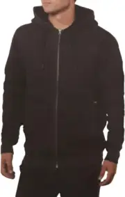 O'NEILL Men's Full-Zipper Warm Hooded Fleece Jacket Asphalt X-Large