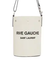 Saint Laurent Rive Gauche Bucket Bag in Linen